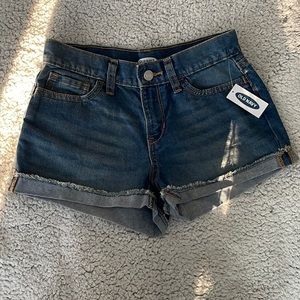 Old Navy Girls Cuffed Denim Shorts